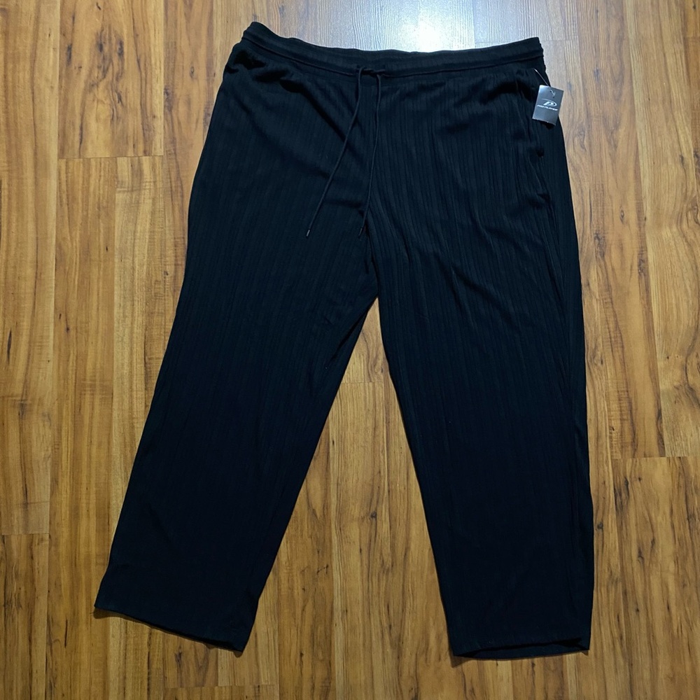 Pro Player Plus Women's Veri Rib Wide Leg Pants Size 3X (New)